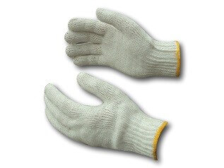Safety Jogger Cotton Glove & Palm dyed knitting cuff